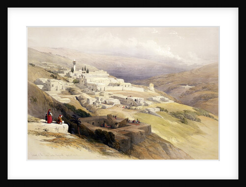 Convent of the Terra Santa, Nazareth, April 21st 1839, plate 30 from Volume I of 'The Holy Land' by David (after) Roberts