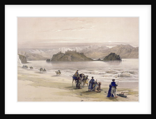 Isle of Graie, Gulf of Akabah, Arabia Petraea, February 27th 1839 by David Roberts