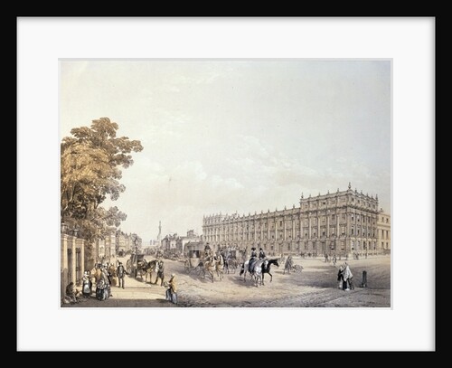 The Treasury, Whitehall, pub. by Lloyd Bros. & Co. 1852 by Edmund Walker