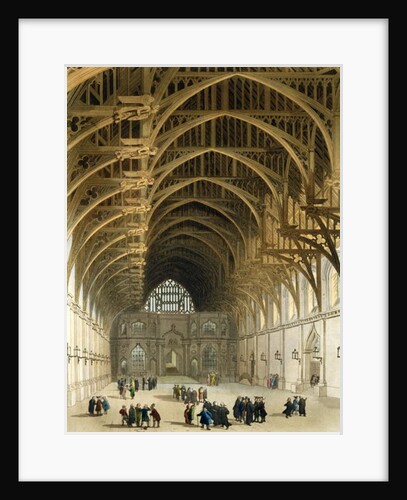 Westminster Hall by T. & Pugin A.C. Rowlandson
