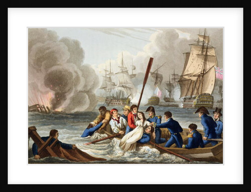 Anecdote at the Battle of Trafalgar by William (after) Heath