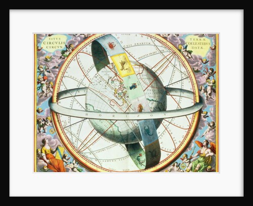 The Situation of the Earth in the Heavens by Andreas Cellarius