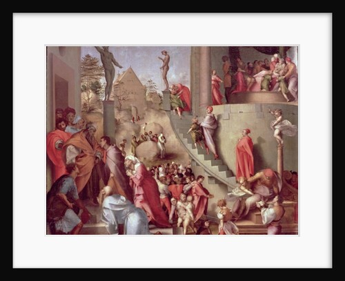 Joseph with Jacob in Egypt, probably 1518 by Jacopo Pontormo