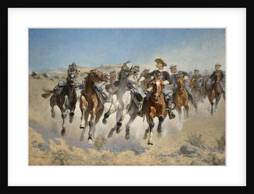 Dismounted: The Fourth Troopers Moving the Led Horses, 1890 by Frederic Remington