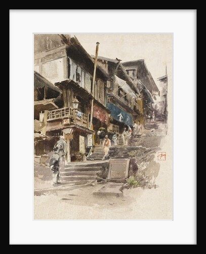 A Street in Ikao, Japan II, 1890 by Robert Frederick Blum