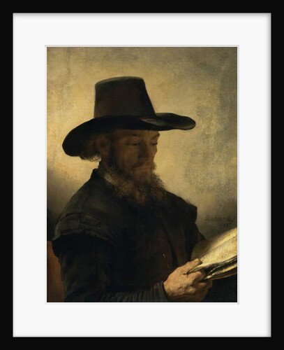 Man Reading, c.1648 by Rembrandt Harmensz. van Rijn