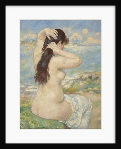 Bather Arranging her Hair, 1885 by Pierre Auguste Renoir