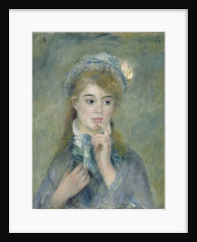 Portrait of a Young Woman, c.1874 by Pierre Auguste Renoir
