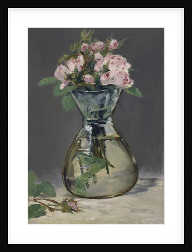 Moss Roses in a Vase, 1882 by Edouard Manet
