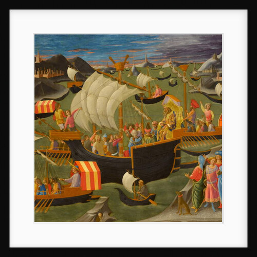 King Melchior Sailing to the Holy Land, c.1445-50 by Francesco di Stefano Pesellino