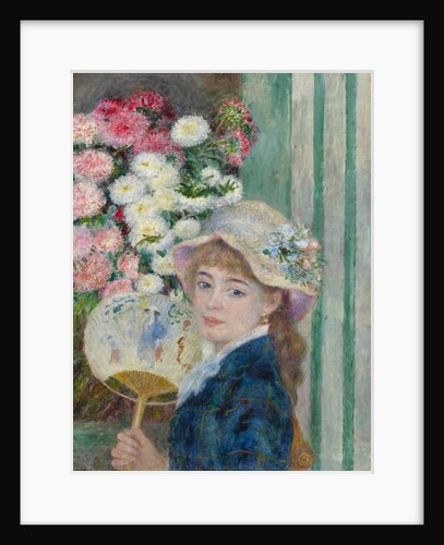 Woman with a Fan, c.1879 by Pierre Auguste Renoir