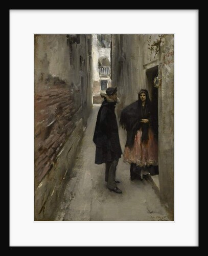 A Street in Venice, c.1880-82 by John Singer Sargent
