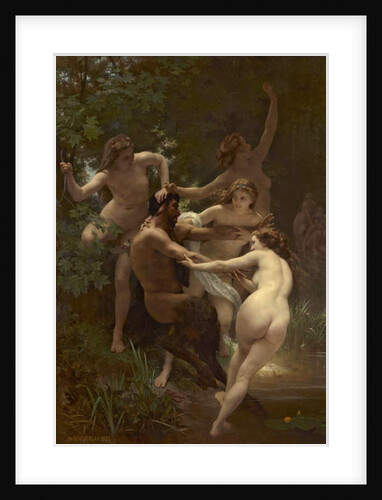 Nymphs and Satyr, 1873 by William-Adolphe Bouguereau