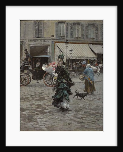 Crossing the Street, 1873-75 by Giovanni Boldini