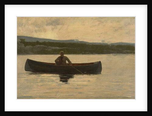 Playing a Fish, 1875, reworked in the 1890s by Winslow Homer