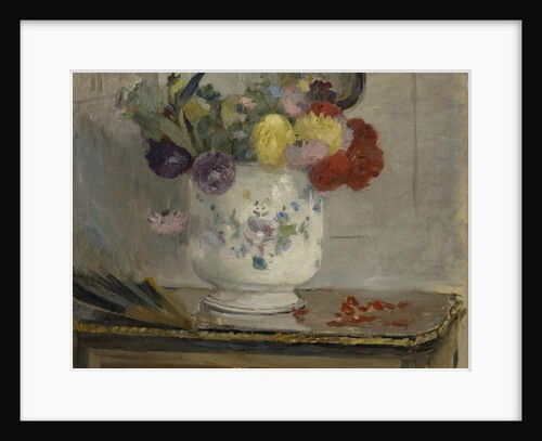 Dahlias, 1876 by Berthe Morisot