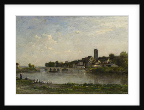 The Bridge between Persan and Beaumont-sur-Oise, 1867 by Charles Francois Daubigny