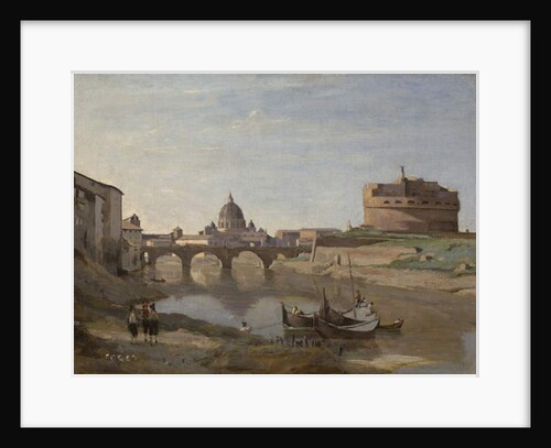 Castel Sant'Angelo, Rome, c.1830-32 by Jean Baptiste Camille Corot