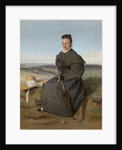 Louise Harduin, 1831 by Jean Baptiste Camille Corot