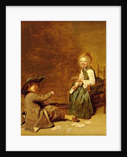 Children Playing Cards, 1631 by Dirck Hals