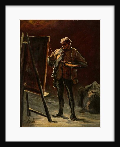 An Artist, c.1870-75 by Honore Daumier