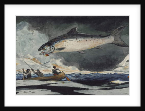 A Good Pool, Saguenay River, 1895 by Winslow Homer