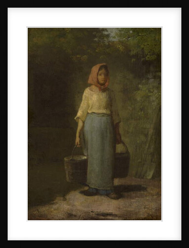 Peasant Girl Returning from the Well, c.1860 by Jean-Francois Millet