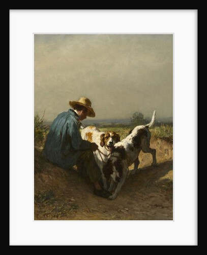 The Gamekeeper, 1850s by Constant-Emile Troyon