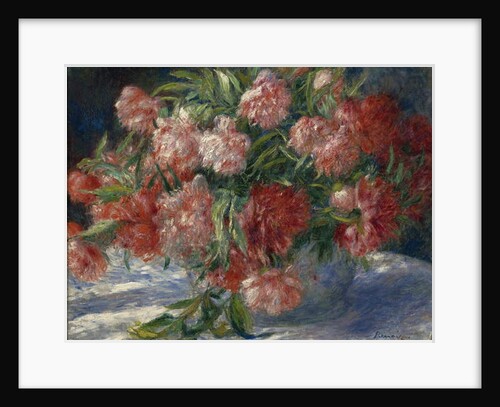 Peonies, c.1880 by Pierre Auguste Renoir