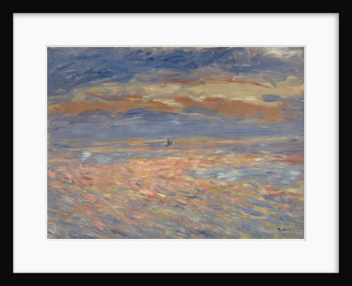 Sunset, 1879 or 1881 by Pierre Auguste Renoir