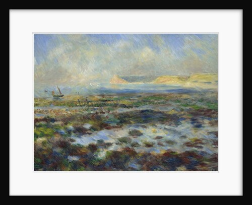 Low Tide, Yport, 1883 by Pierre Auguste Renoir