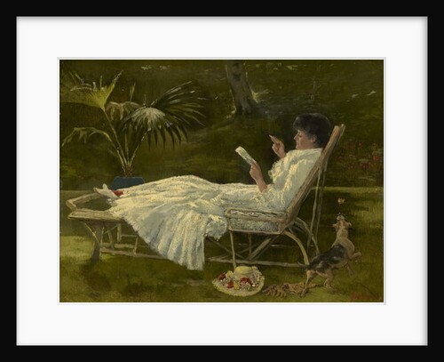 Woman Reading, c.1910 by Barbour Barbour