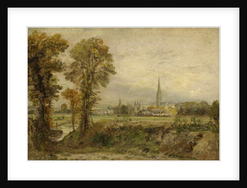 Distant View of Salisbury Cathedral, 1821 by John Constable