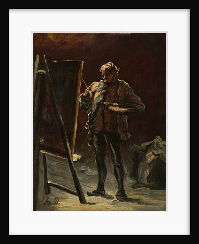 An Artist, c.1870-75 by Honore Daumier