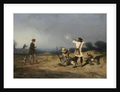 Bird Hunting, 1830 by Alexandre Gabriel Decamps