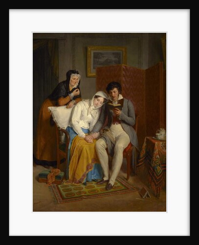 Reading to the Convalescent, c.1827 by Jean Augustin Franquelin
