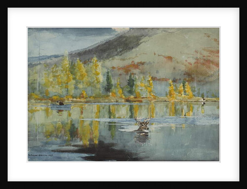 An October Day, 1889 by Winslow Homer