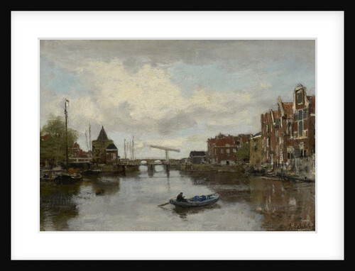 View of a Dutch Town, 1873 by Jacob Henricus or Hendricus Maris