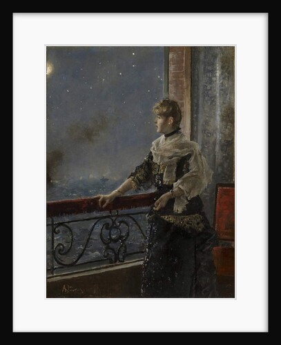 Moonlight, c.1885 by Alfred Emile Stevens