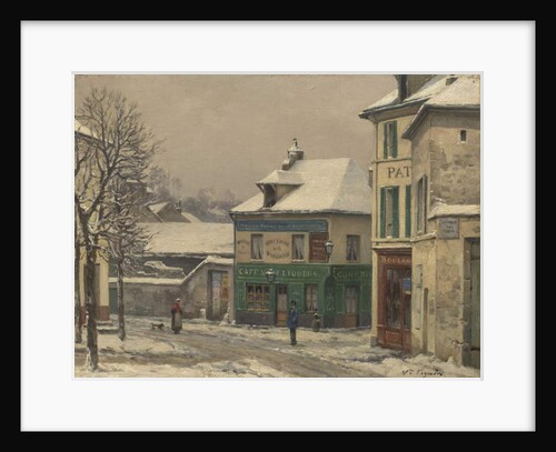 Snow Effect in the Suburbs, c.1875-85 by Victor Vignon