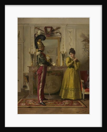 Departure for the Review, c.1876 by Jules Worms