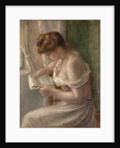 Woman Reading, c.1895 by Pierre Auguste Renoir