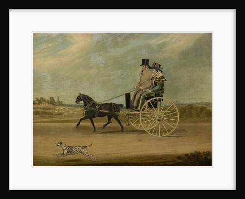 Tom Thumb with Peter Brown and His Wife in a Gig, 1828 by James Pollard