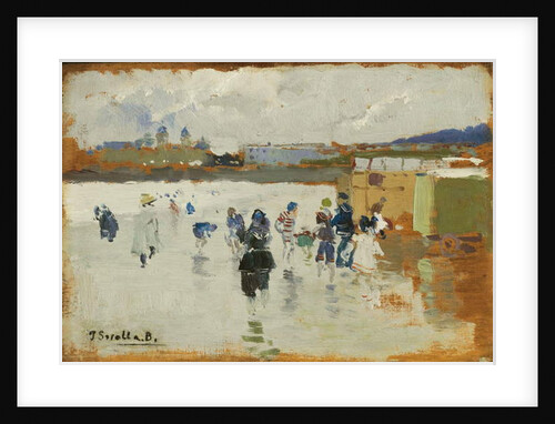 La Concha Beach, San Sebastián, 1906 by Joaquin Sorolla y Bastida