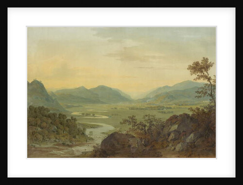 Carne River from Loudoun Castle, Ayrshire, 1804 by Hugh William Williams