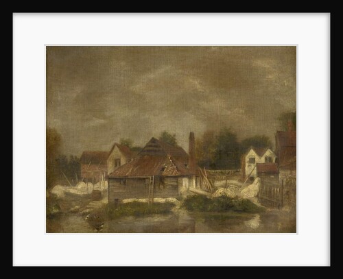 Sheds and Old Houses on the Yare, c.1803 by John Crome