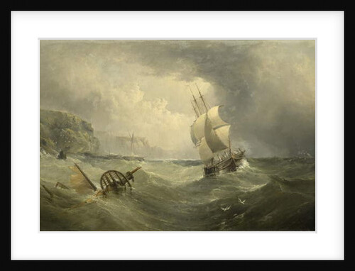 Shipping Off the Coast in a Stormy Sea, 1874 by Henry Redmore