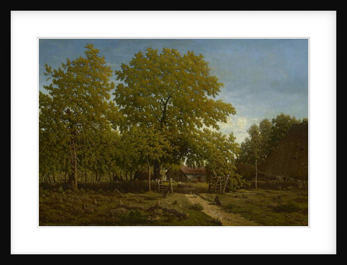 Farm in the Landes, 1844-67 by Theodore Rousseau