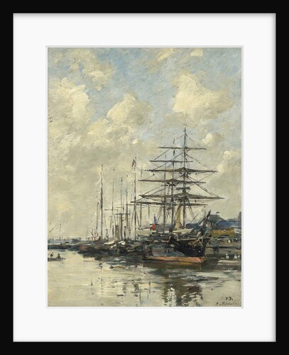 Deauville, the Boat Basin, 1887 by Eugene Louis Boudin