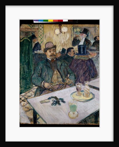 Monsieur Boileau at the Cafe, 1893 by Henri de Toulouse-Lautrec